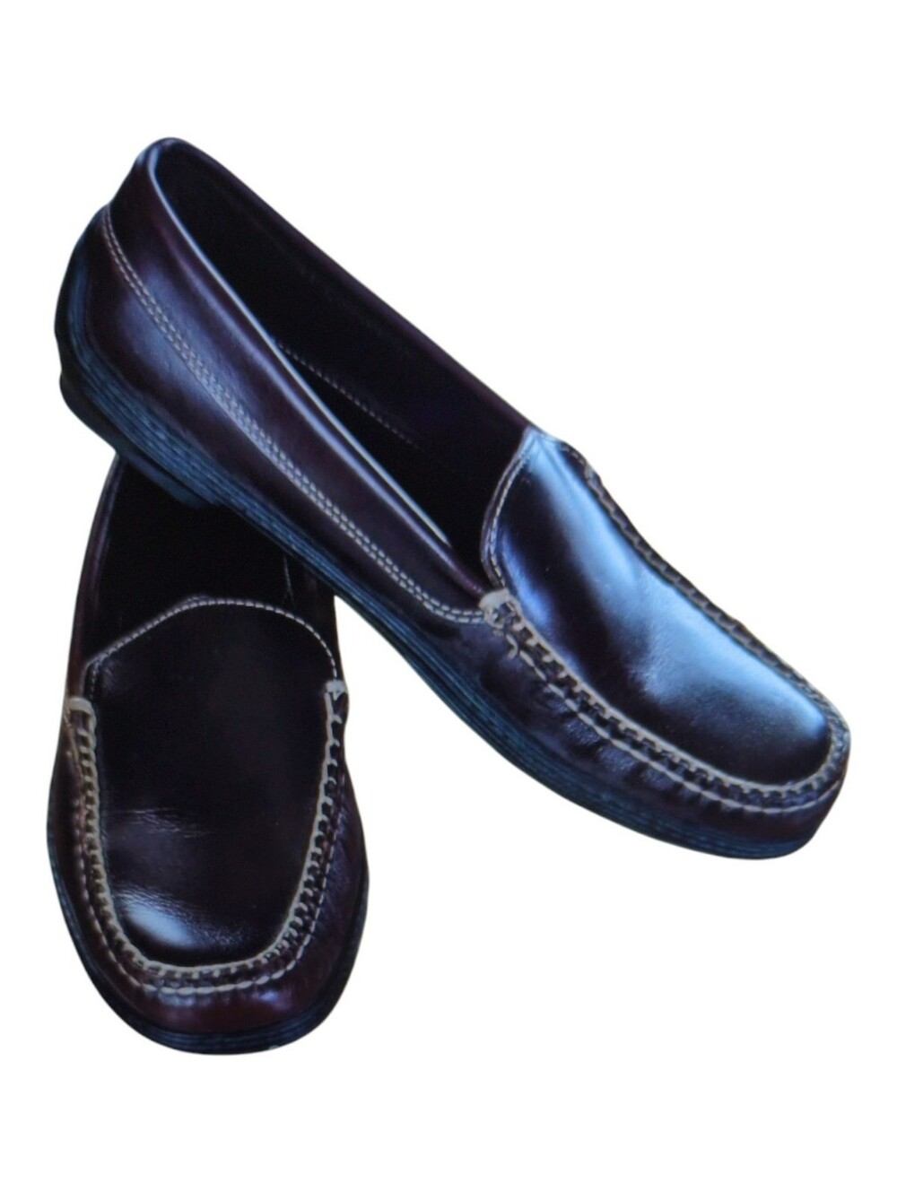 T.B. Phelps Leather Loafers Slip On Shoes